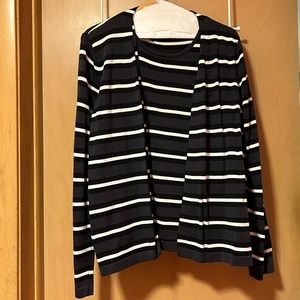 Calvin Klein sweater tank/cardigan set